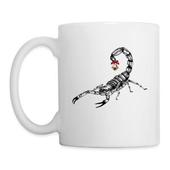 Scorpion - Mug blanc - blanc - Gauche