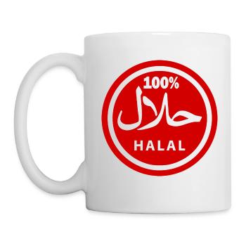 Halal حلال - Tasse - Weiß - Links