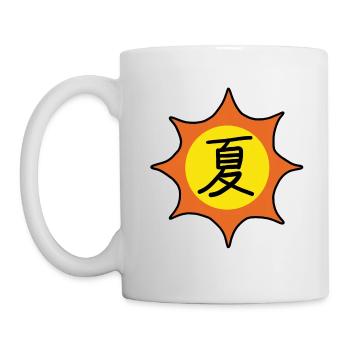 Summer in Japanese - Mug - white - Left
