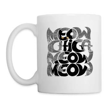 Meow Chica Meow Meow - Tasse - Weiß - Links
