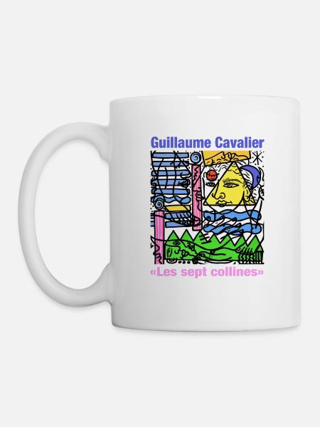 Die sieben Hügel - Tasse - Weiß