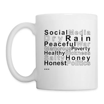 Opposition - Mug blanc - blanc - Gauche