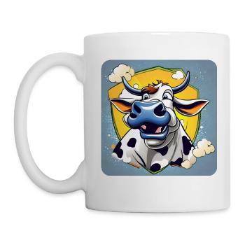 Crazy Cow - Mug - white - Left