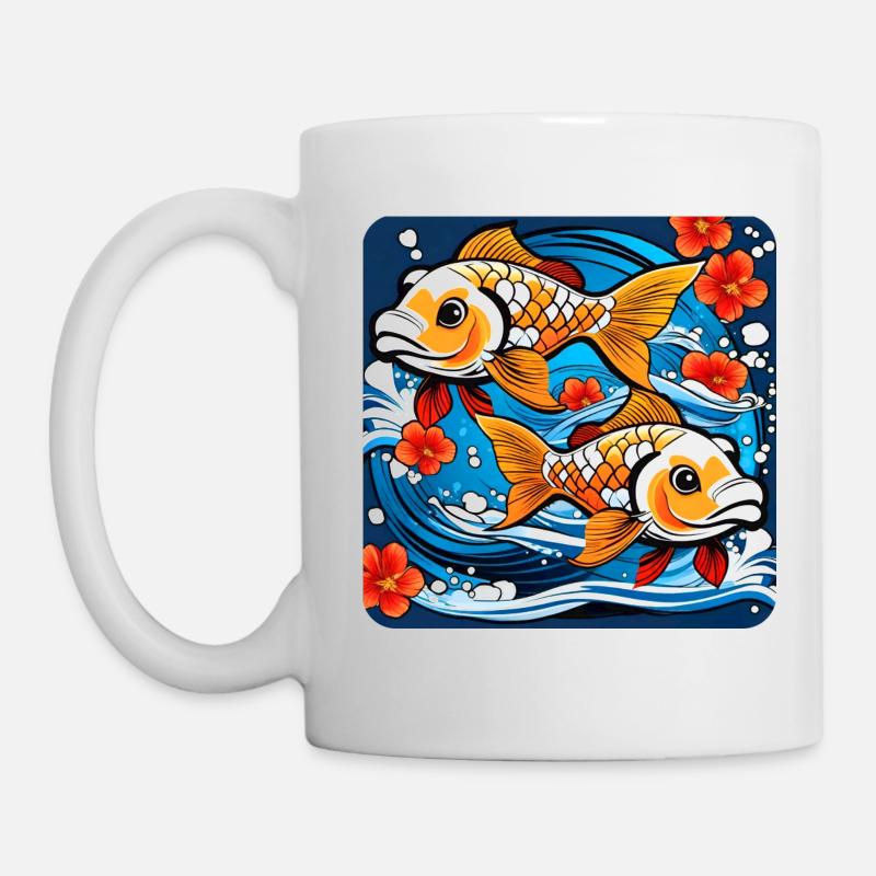 Cute goldfish - Mug - white