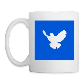 Dove of peace - Mug - white - Left