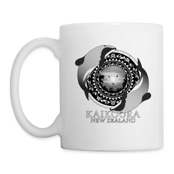 New Zealand Kaikoura Hector Dolphin - Mug - white - Left