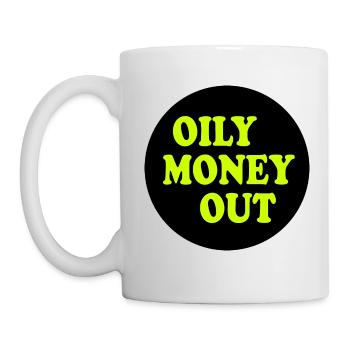 Only money out - Mug blanc - blanc - Gauche