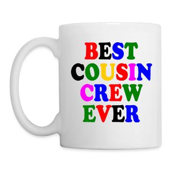 Best cousin crew ever - Mug - white - Left