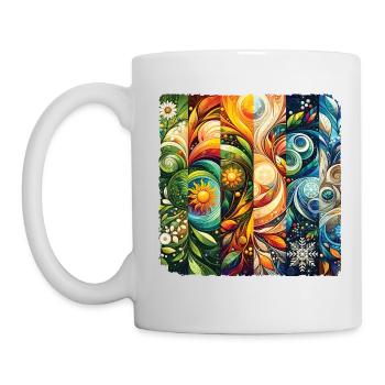 All Seasons Spring Summer Autumn Winter - Mug - white - Left