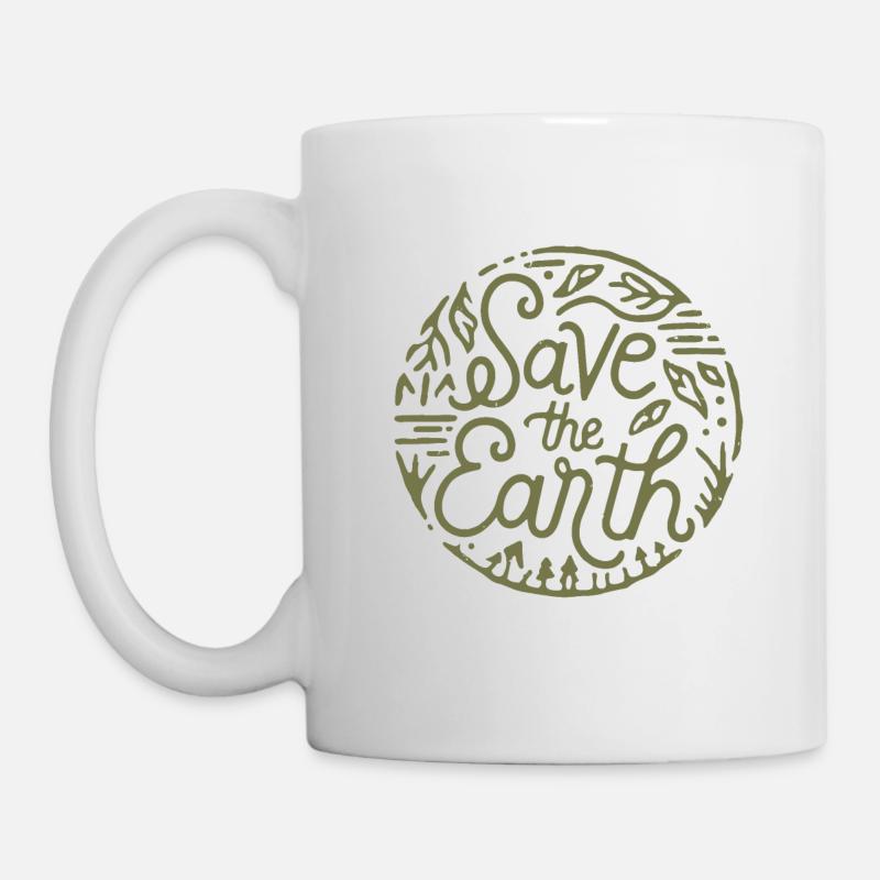 Save the earth - Mug - white