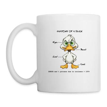 Anatomy of a Duck - Mug - white - Left