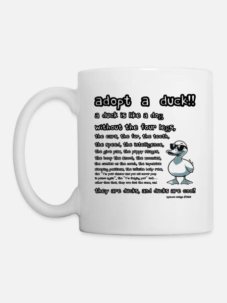 Adopt a duck - Mug - white