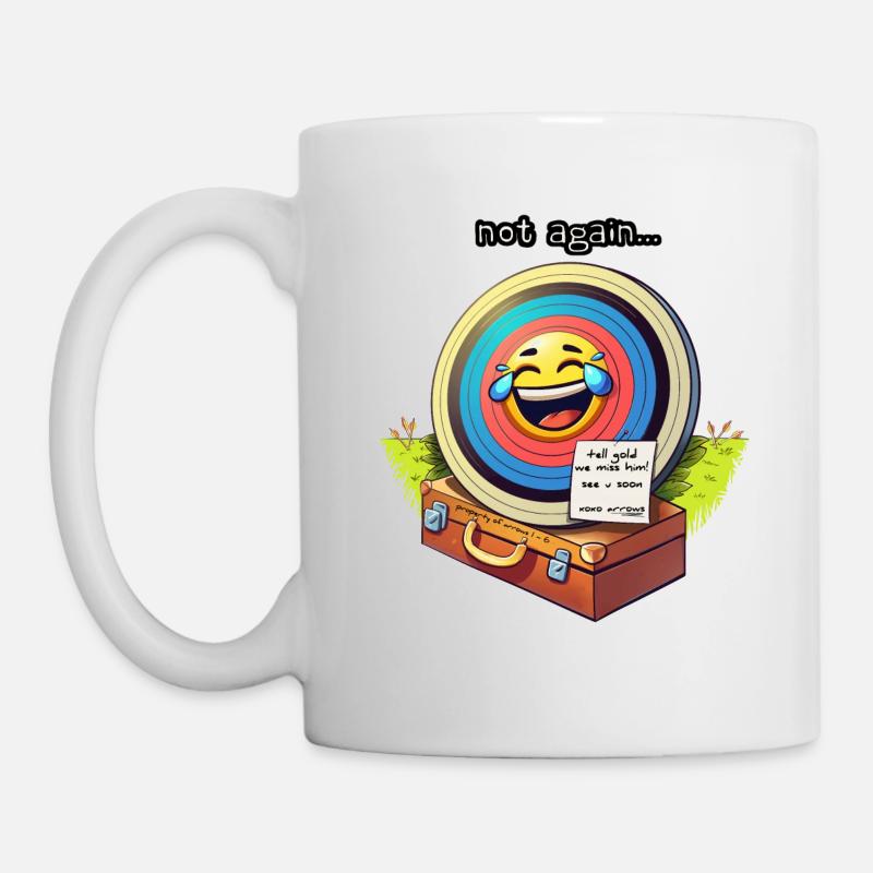 Archery Miss Target - Mug - white