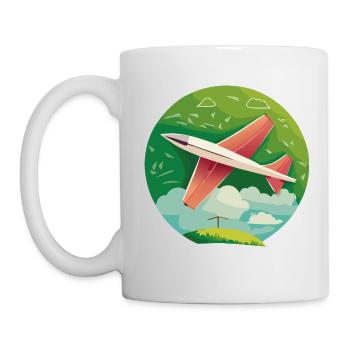 RedWingSharptipglider - Mug blanc - blanc - Gauche
