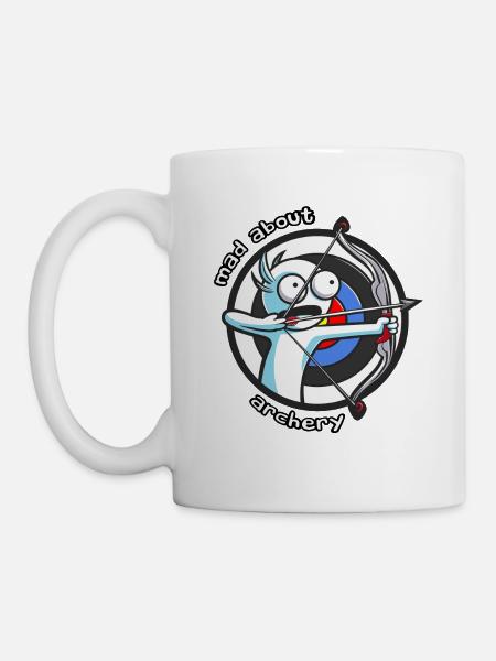 Crazy about Archery - Mug - white