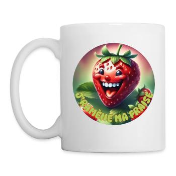I'm bringing back my strawberry - Mug - white - Left