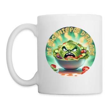 Me raconte pas d salade - Mug blanc - blanc - Gauche