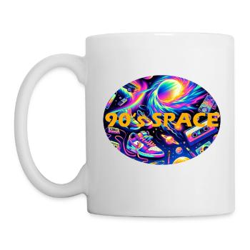Espace des années 90 - Mug blanc - blanc - Gauche