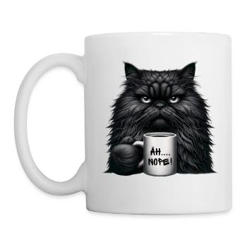 Äh Nope! Nein, auf gar keinen Fall! Einfach Nein! - Tasse - Weiß - Links