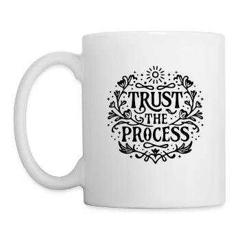 Trust the process - Mug - white - Left