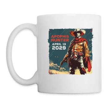 Apophis 13.04.2029 / Objet interstellaire 99942 - Mug blanc - blanc - Gauche