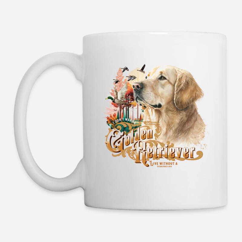 Golden Retriever - Mug - white
