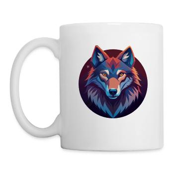 Wolf - Mug - white - Left