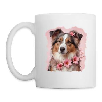 AUSTRALIAN SHEPHERD - Mug - white - Left