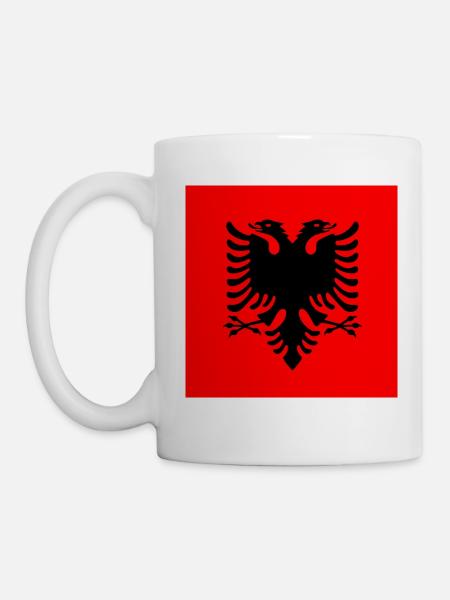 Albanien - albania - Tasse - Weiß