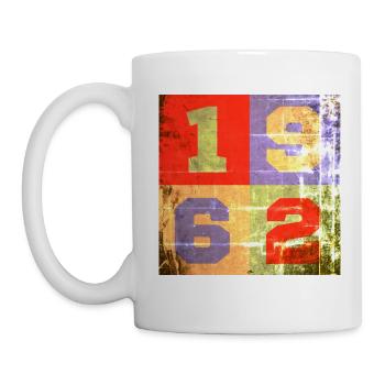 1962 - GEBURTSTAG - GEBURTSTAGSGESCHENK PAPA - Tasse - Weiß - Links