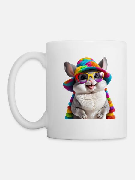 Chinchilla - Tasse - Weiß