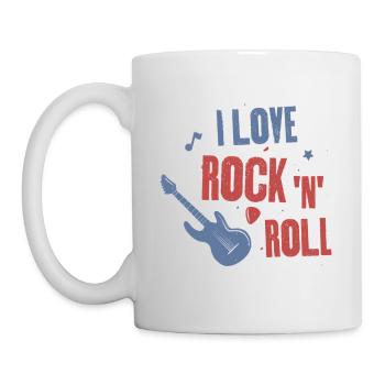 Ich liebe Rock'n'Roll - Tasse - Weiß - Links