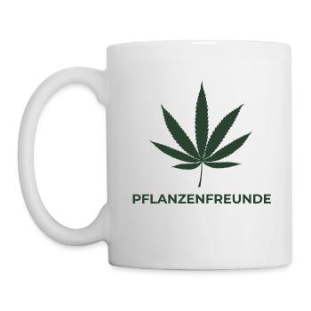 High on Nature – plant design with style - Mug - white - Left