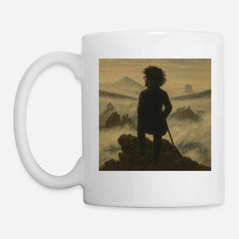 Le vagabond dans la vallée de l’oncle - Mug blanc - blanc
