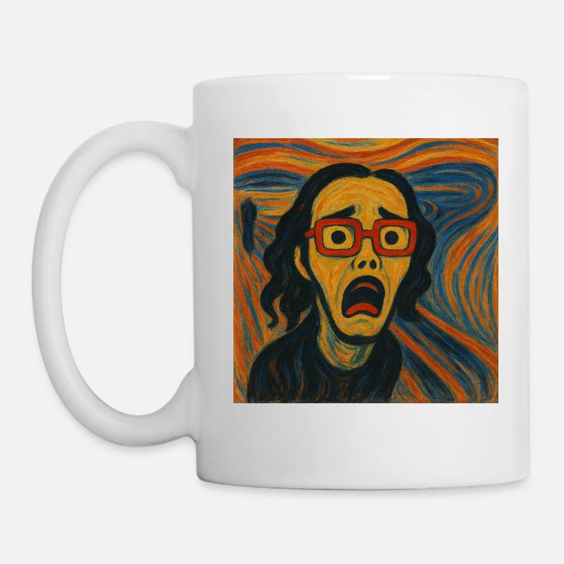 Der letzte Onkel-Schrei - Tasse - Weiß