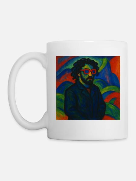 Gros oncle style Franz Marc - Mug blanc - blanc