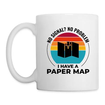 GIS Analyst Map Pin Sunset Retro - Mug - white - Left