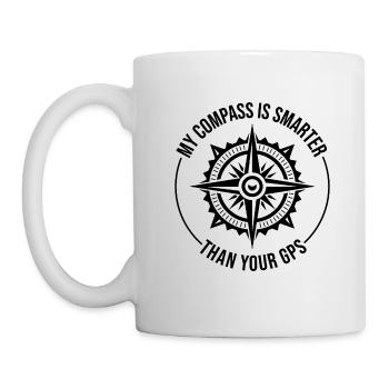 Compass Smarter GPS Navigation Outdoor GIS - Mug - white - Left