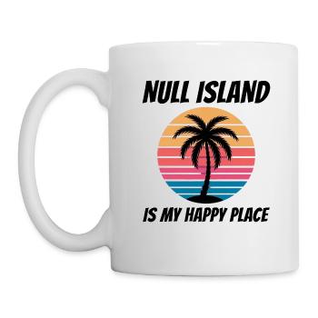 Null Island Geolocation GIS Cartography Humor - Mug - white - Left
