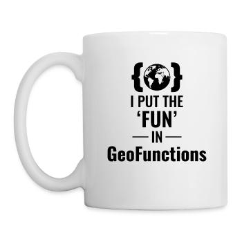 GeoFunctions Développeur SIG Fun - Mug blanc - blanc - Gauche