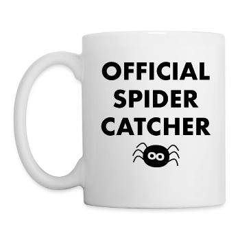 Attrape-araignées officiel - Mug blanc - blanc - Gauche