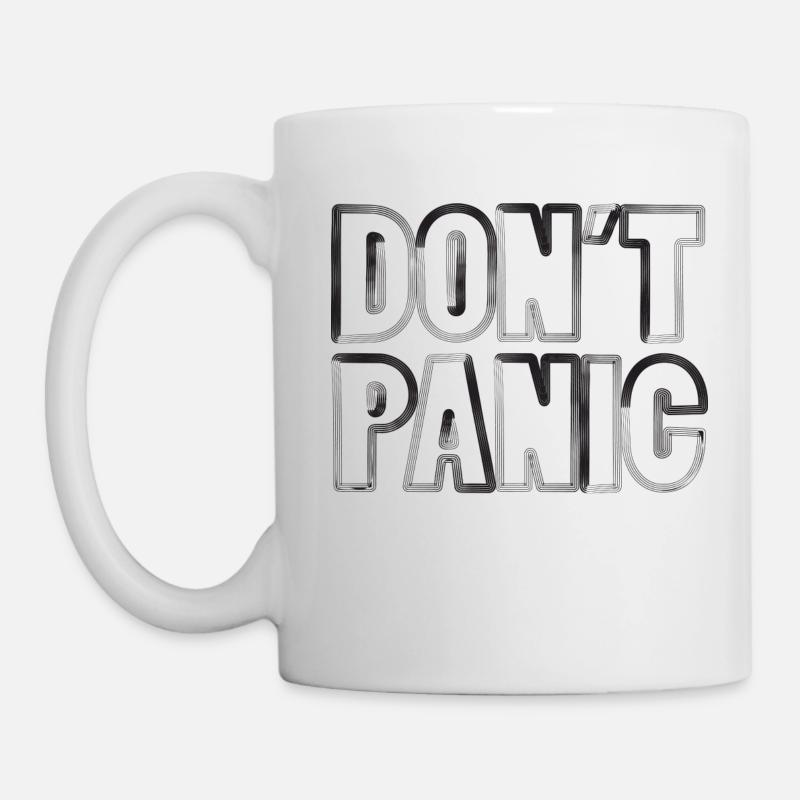 Don't Panic - Mug - white