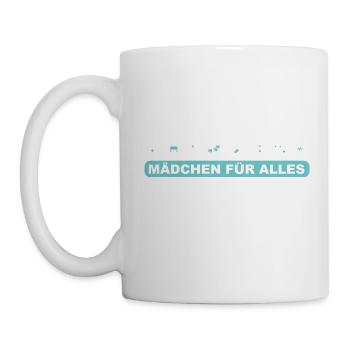 Mädchen für alles - Tasse - Weiß - Links