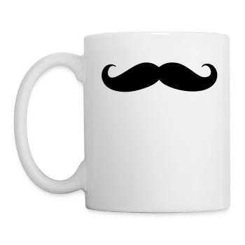 Mustache - Mug - white - Left