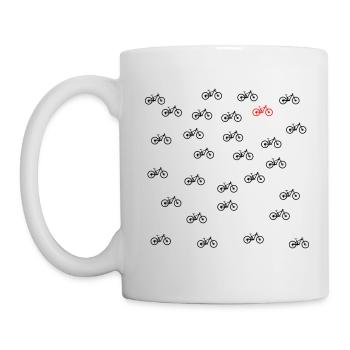 Bicycle Mountain Bike Cycling - Mug - white - Left