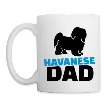 Havaneser - Tasse - Weiß - Links