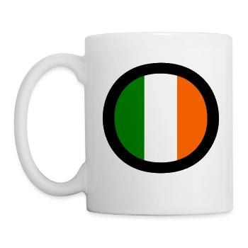 Ireland flag - Mug - white - Left