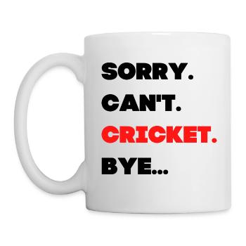 Pardon. Ne. Grillon. Au revoir. - Mug blanc - blanc - Gauche