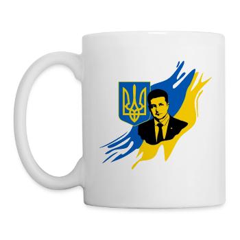 Zelensky Ukraine - Mug - white - Left