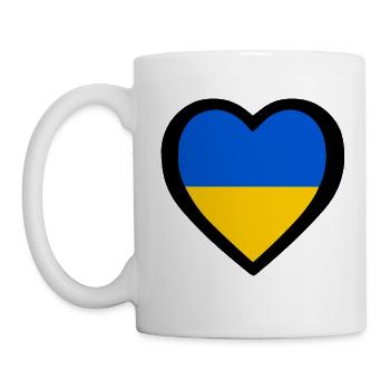 Ukraine - Mug blanc - blanc - Gauche